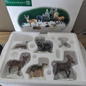 Department 56 woodland wildlife animals-large